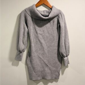Saints + Secrets‎ Women's Cozy Gray Long Sleeve Sweater Dress Size M